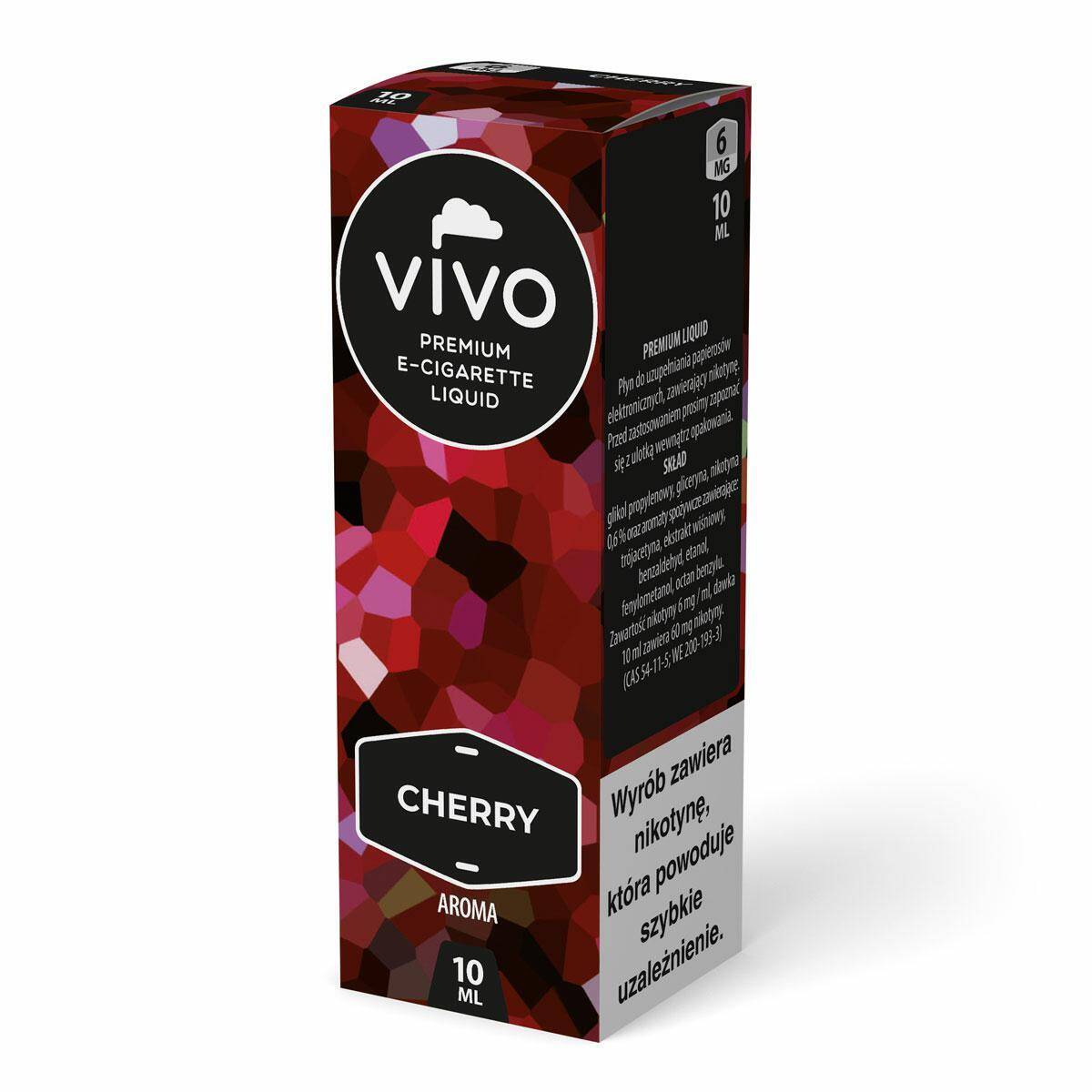 E-liquid VIVO - Cherry Aroma  6mg (10ml)