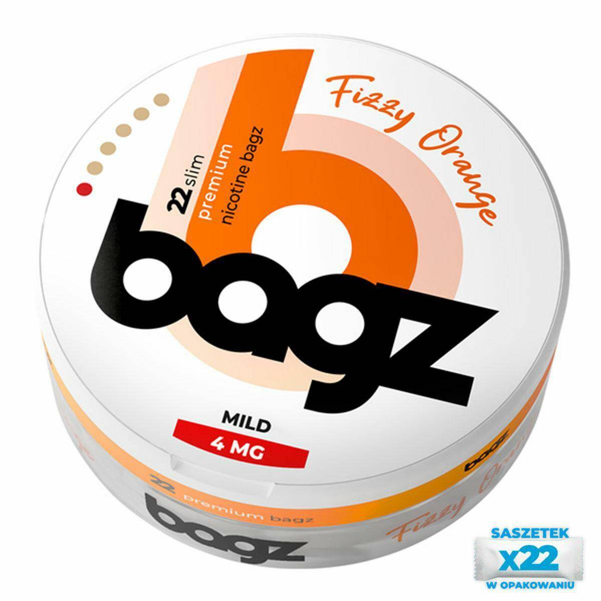 Nicotine Pouches BAGZ Fizzy Orange 4mg