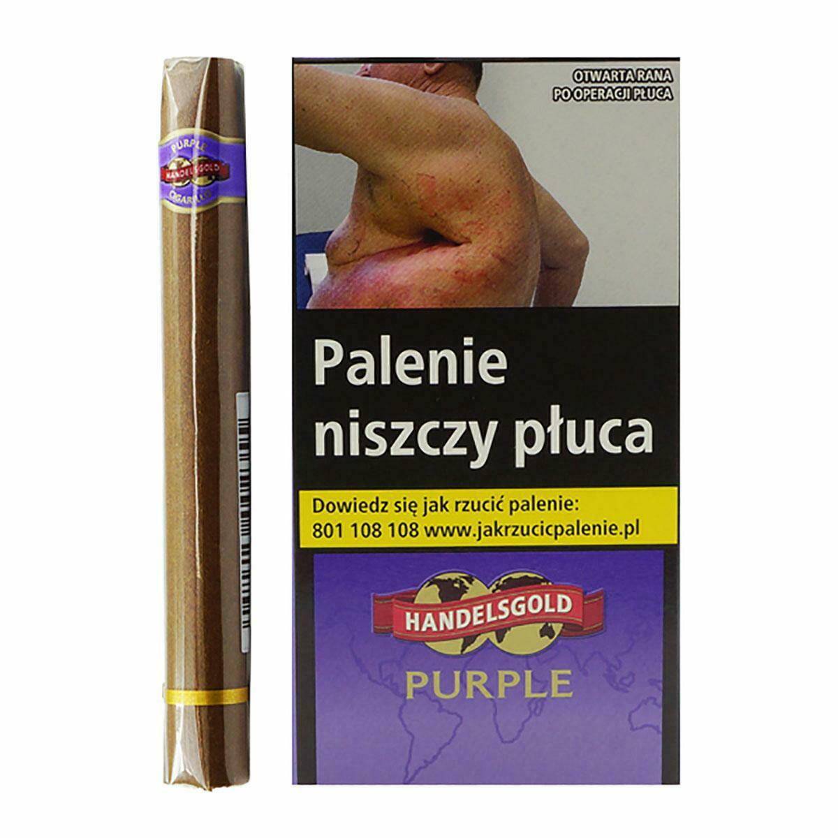 Cigarillos Handelsgold Purple /5