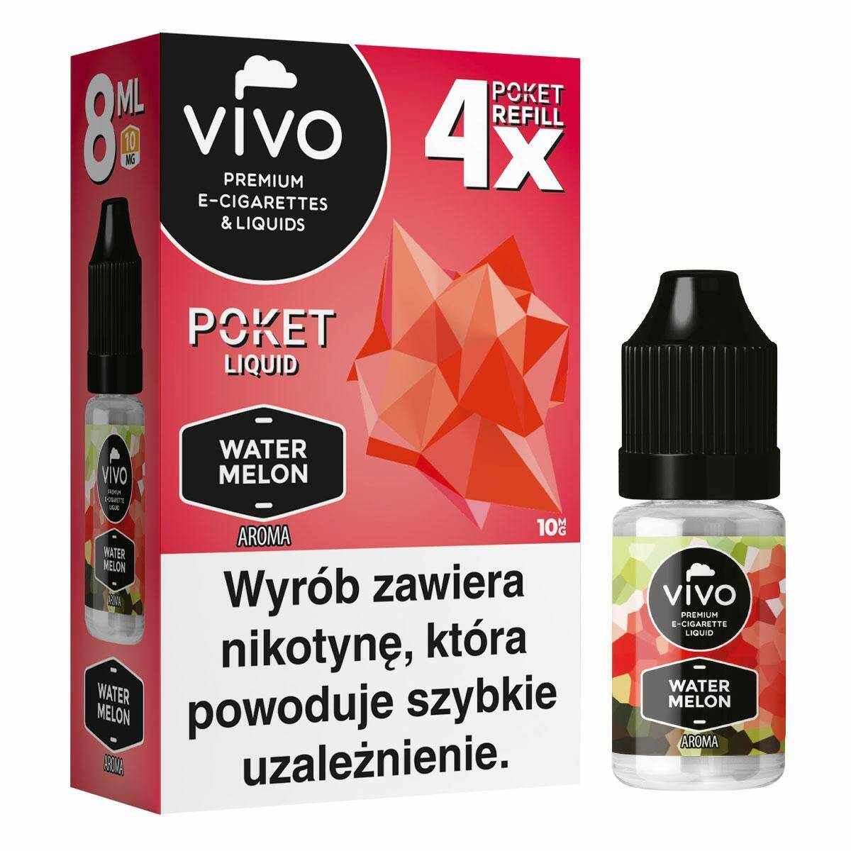 B25-E-liq. VIVO POKET-Waterm. x4 10mg