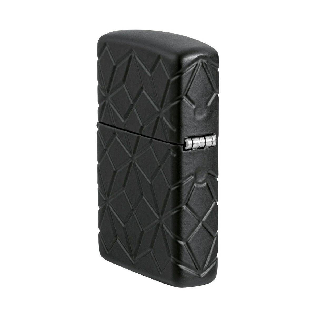 ZIPPO - DIAMOND PATTERN BLACK MATTE