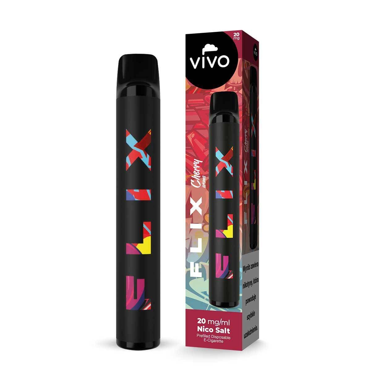 Disposable e-cigarette VIVO FLIX 700 - Cherry 20mg