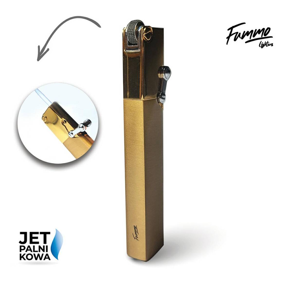 Lighter - Fummo Kiama (Jet/Gold)