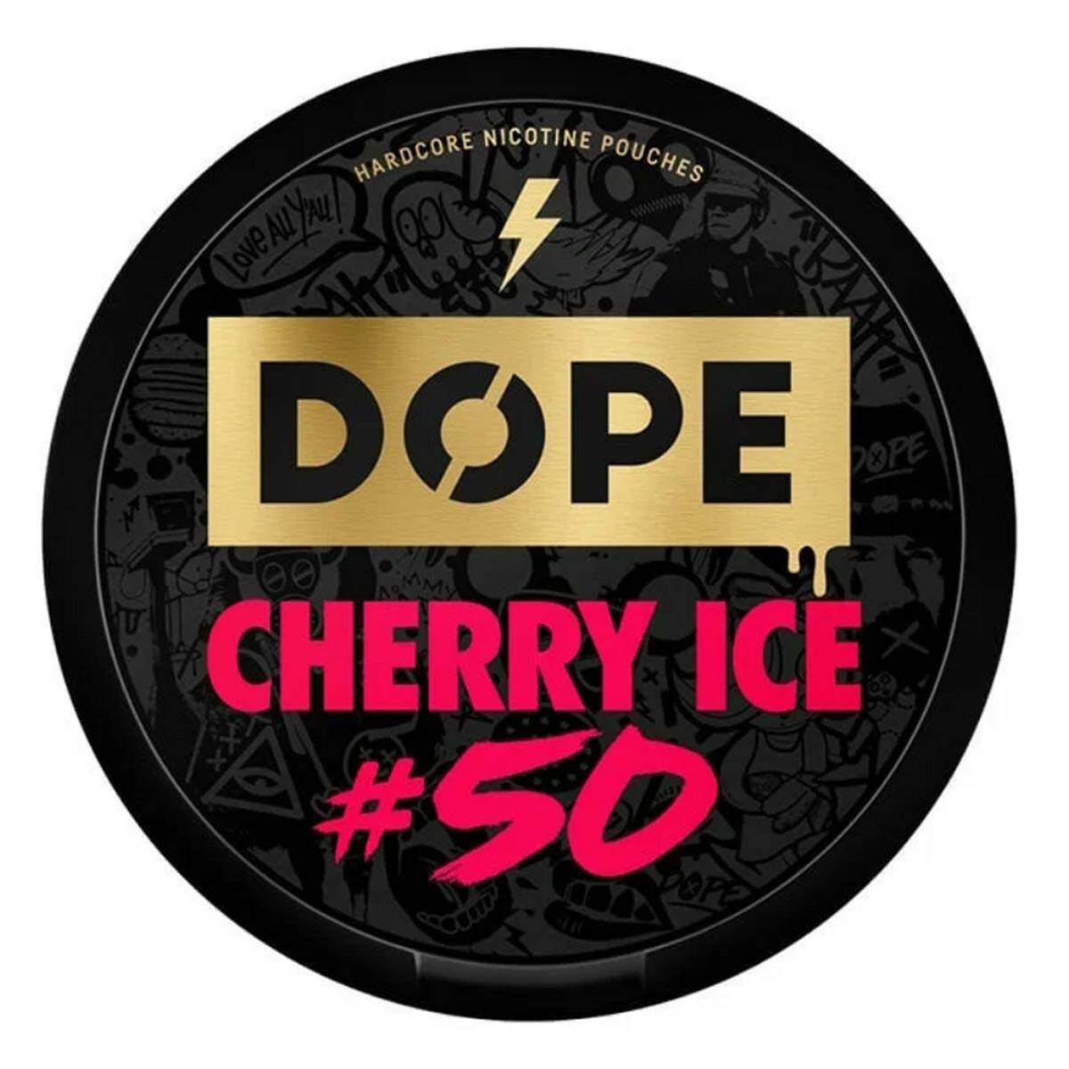Nicotine pouches DOPE - Cherry Ice 50mg/g