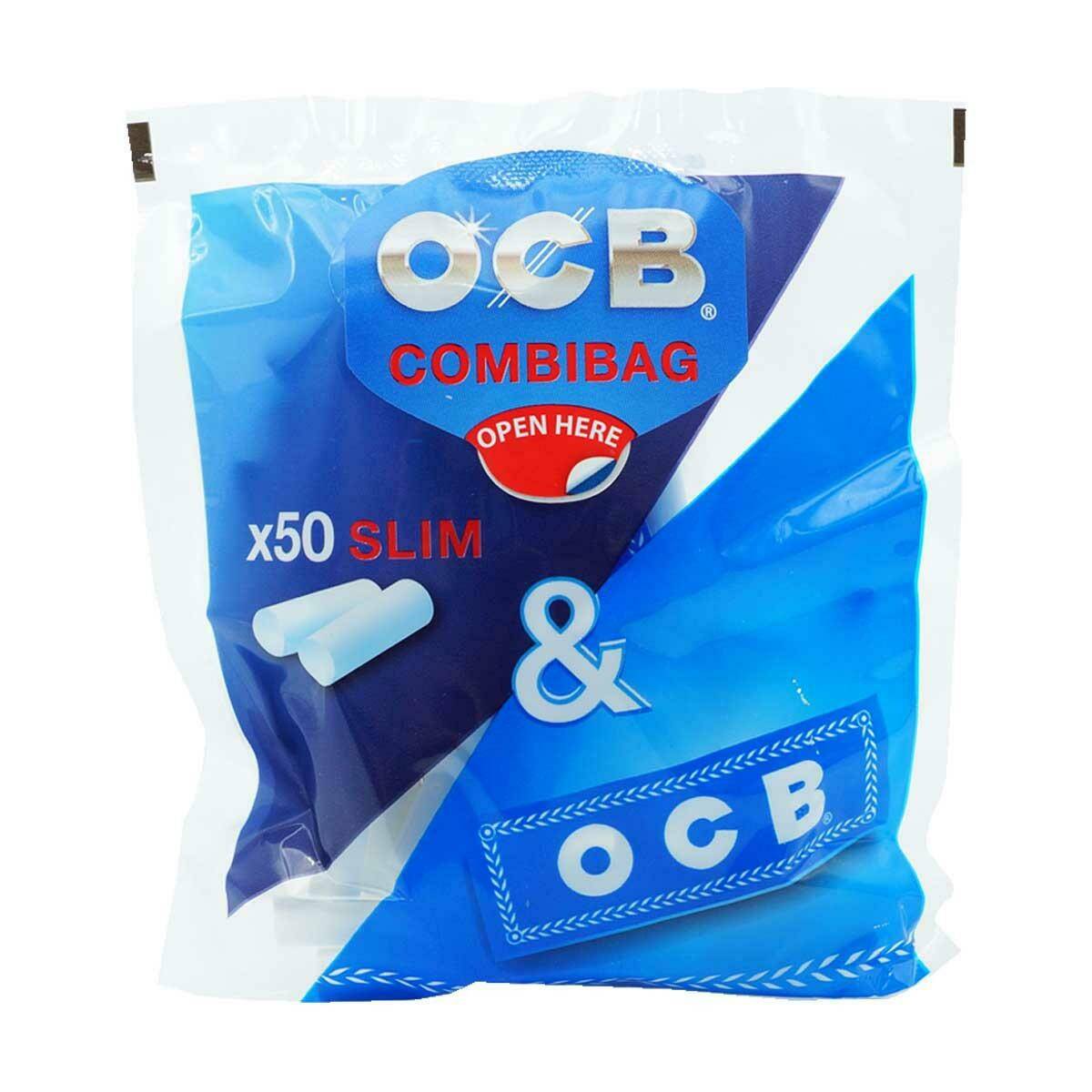 Filters OCB fi6 Slim a`50 + Rolling Papers OCB Blue
