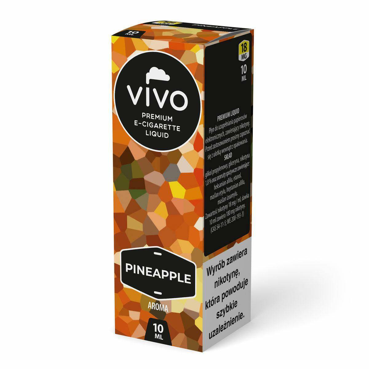 E-liquid VIVO - Pineapple Aroma 18mg (10ml)