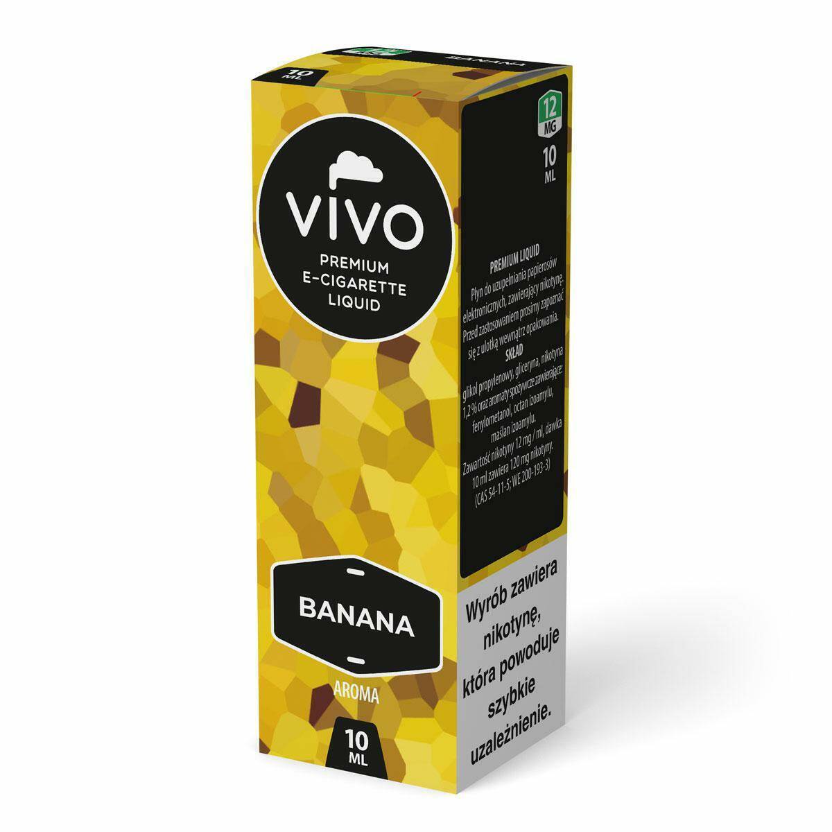 E-liquid VIVO - Banana Aroma 12mg (10ml)
