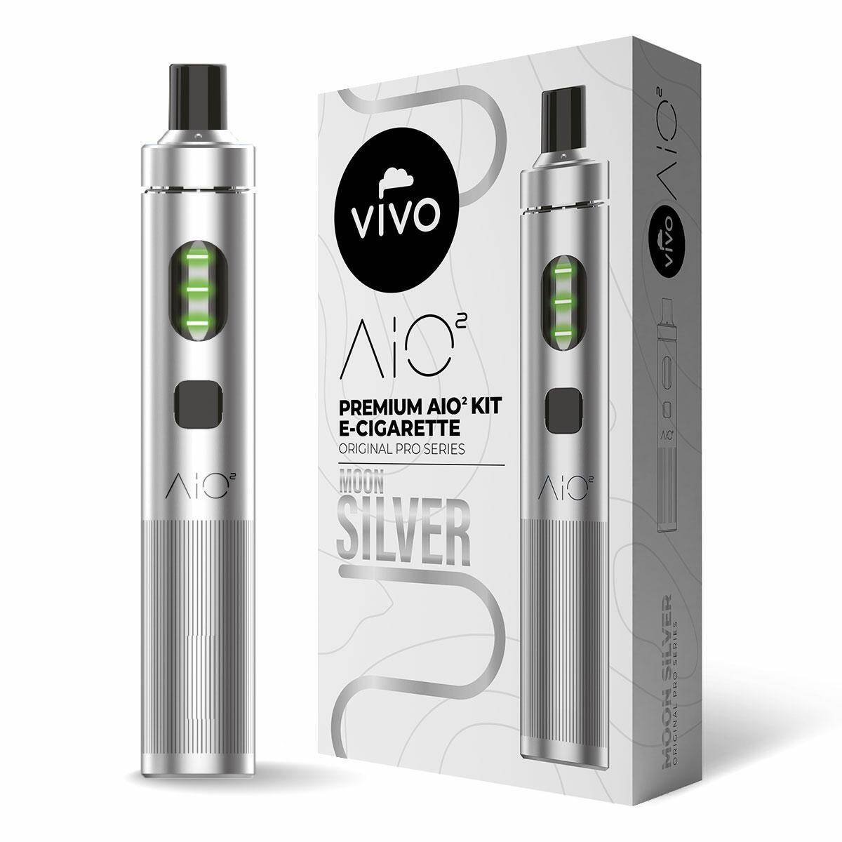 Disposable e-cigarette VIVO AIO2 - ALL IN ONE (Silver)