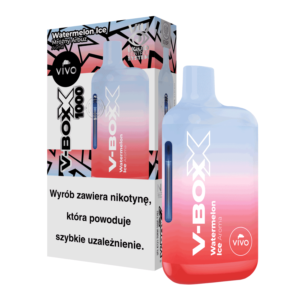 B25-E-papieros V-BOXX - Watermelon Ice 20mg