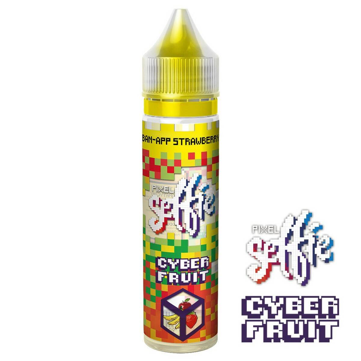 B25-LONGFILL Selfie Pixel - Banana Apple Strawberry 8ml