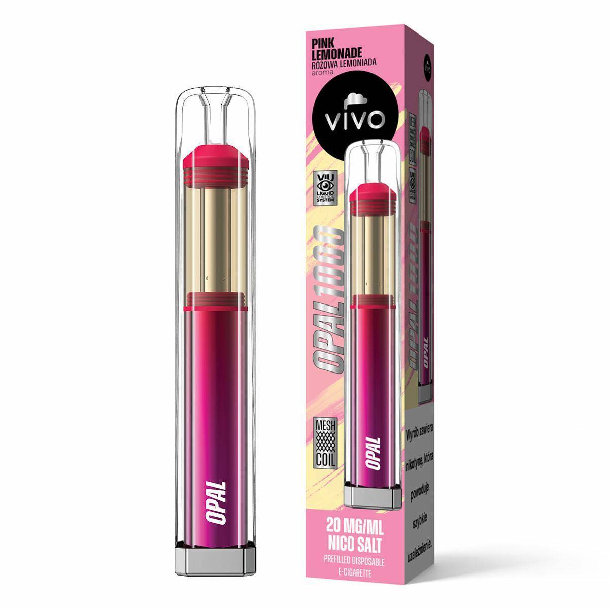 Disposable e-cigarette VIVO OPAL - Pink Lemonade 20mg