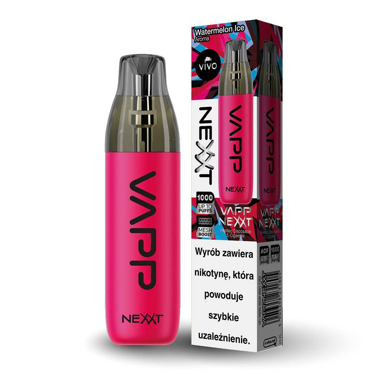 Disposable e-cigarette VIVO Nexxt - Watermelon Ice 20mg
