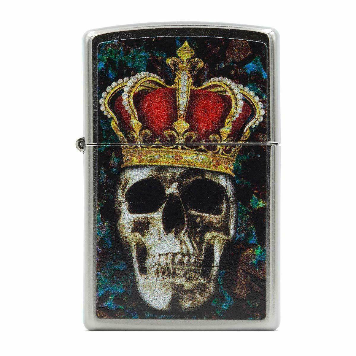 ZIPPO - SKULL IN CROWN