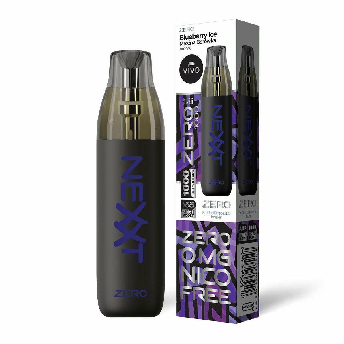 B25-E-Inhalator VIVO Nexxt ZERO - Blueberry Ice 0mg