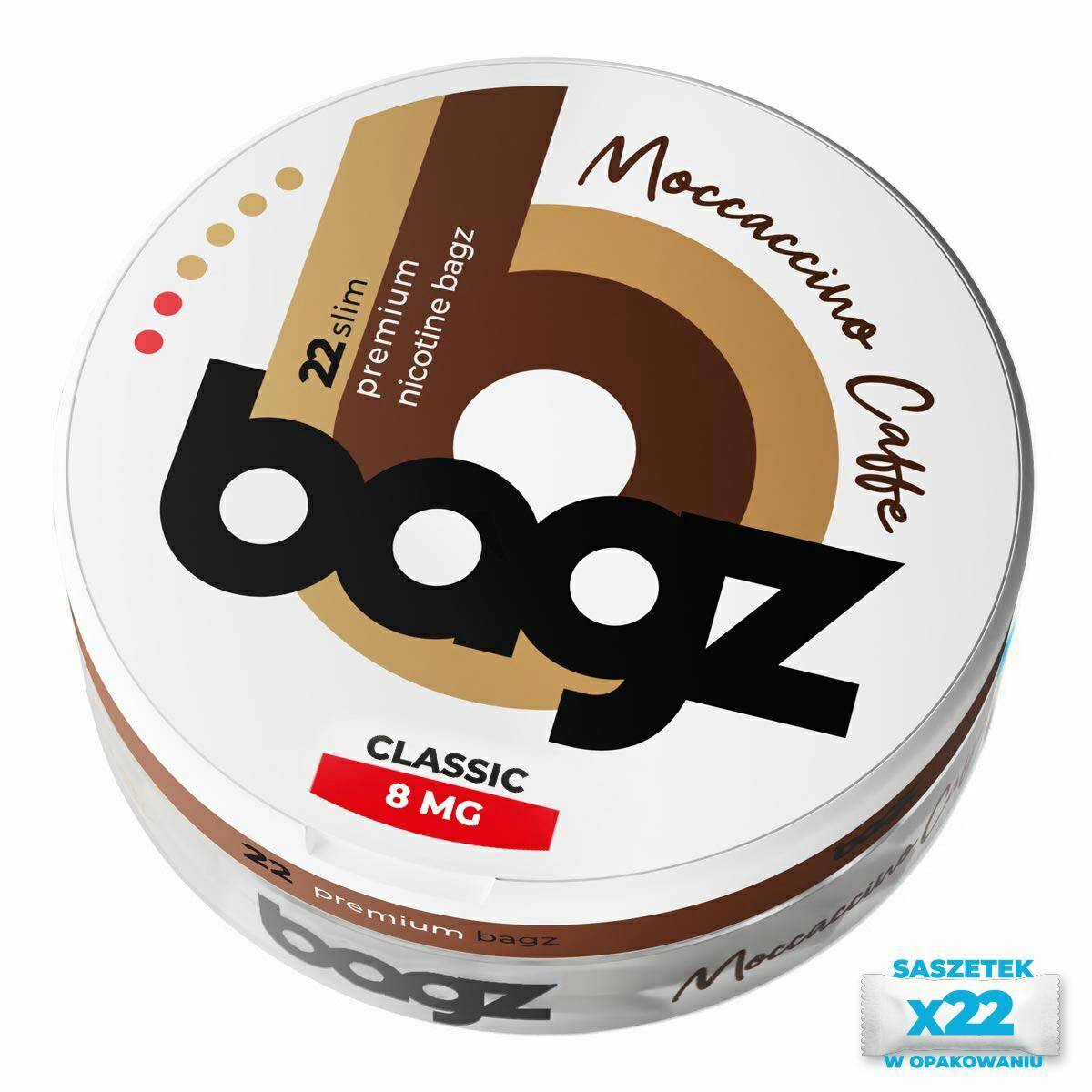 Nicotine Pouches BAGZ Moccaccino Caffe  8mg