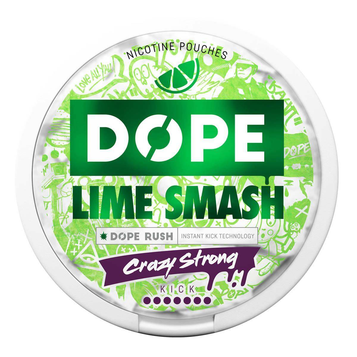 Nicotine Pouches DOPE - Lime Smash 28,5mg/g