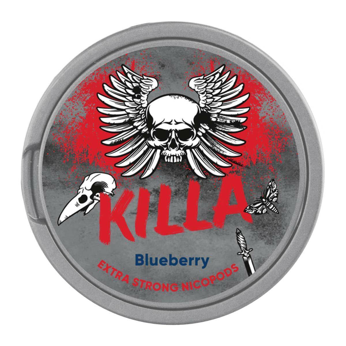 Nicotine Pouches Killa - Blueberry 16mg/g