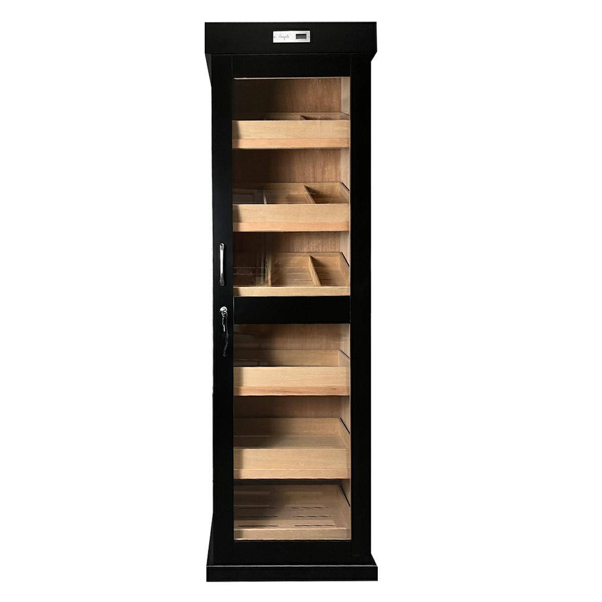 Humidor - Cigar cabinet Black LED