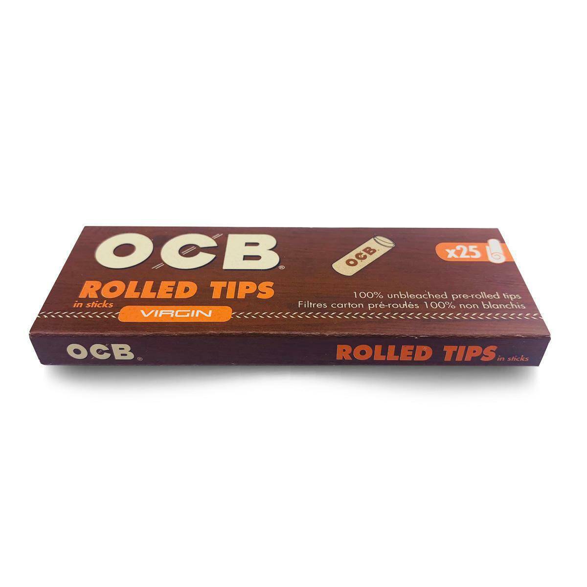 Filterki kartonowe - OCB Virgin Brown Pre Rolled Tips