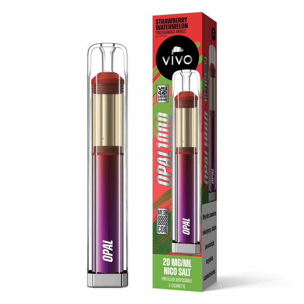 Disposable e-cigarette VIVO OPAL - Strawberry Watermelon 20mg