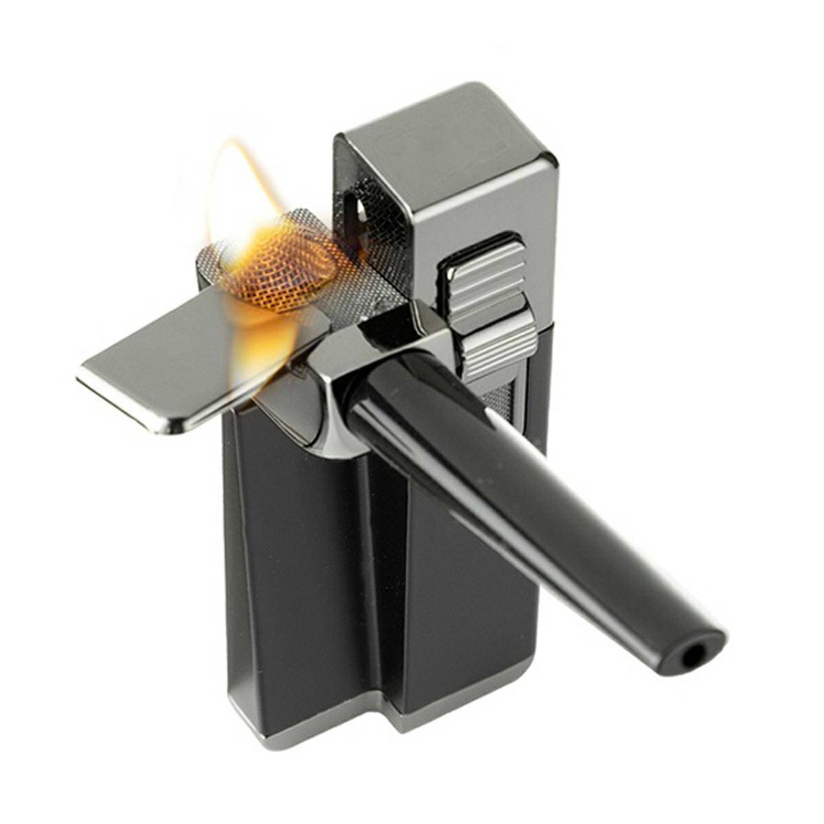Piezo lighter with pipe