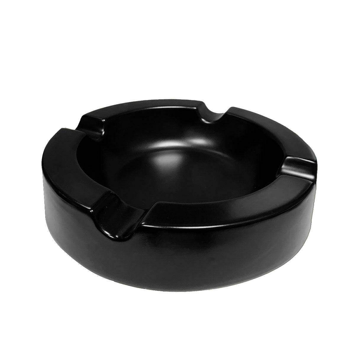 SMO-Cigar ashtray - round black