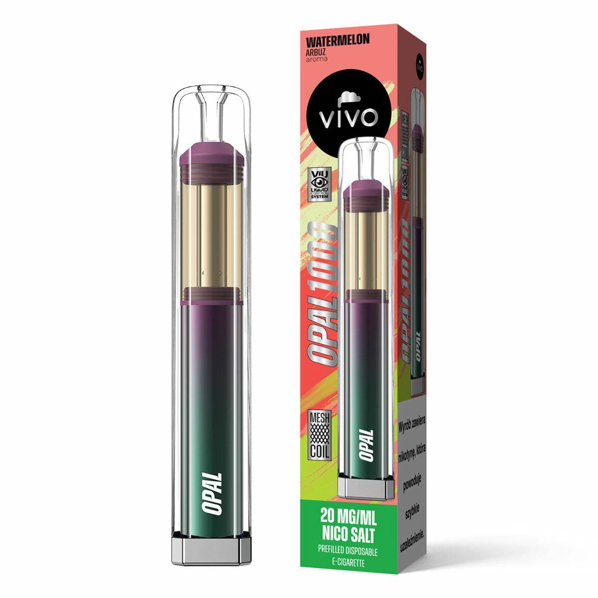 Disposable e-cigarette VIVO OPAL - Watermelon 20mg