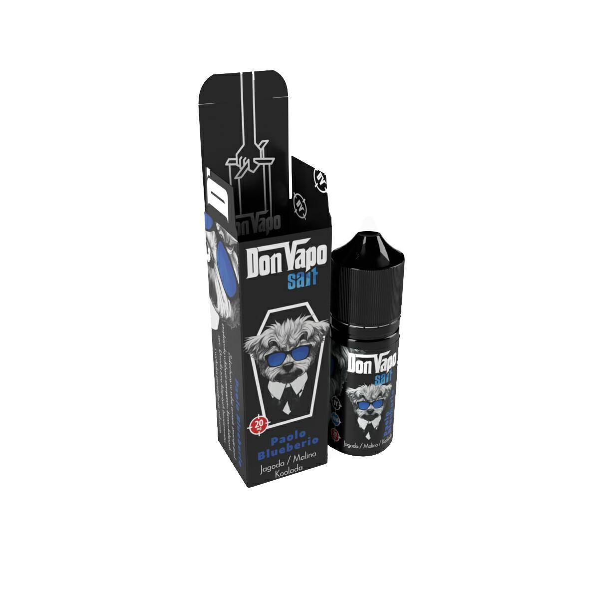 B25-E-liquid DonVapo - Paolo Blueberie 20mg
