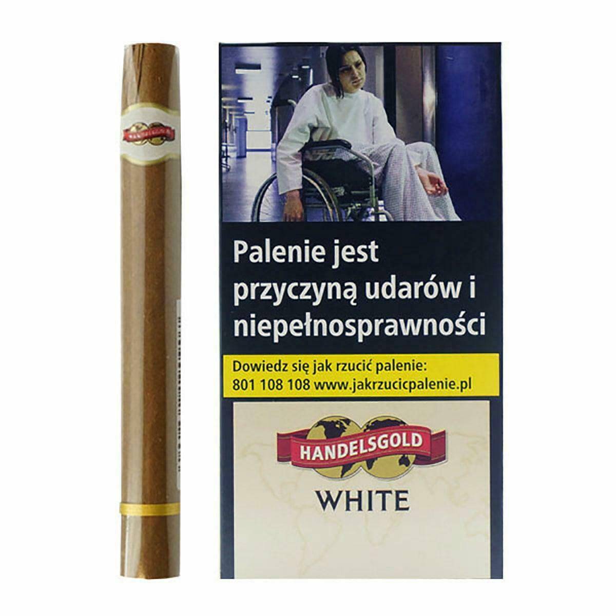 B-Cygaretki Handelsgold White (a`5)