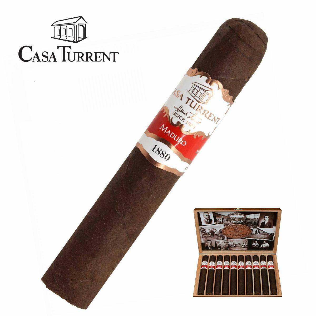 B-Casa Turrent - 1880 Maduro Coronita /1