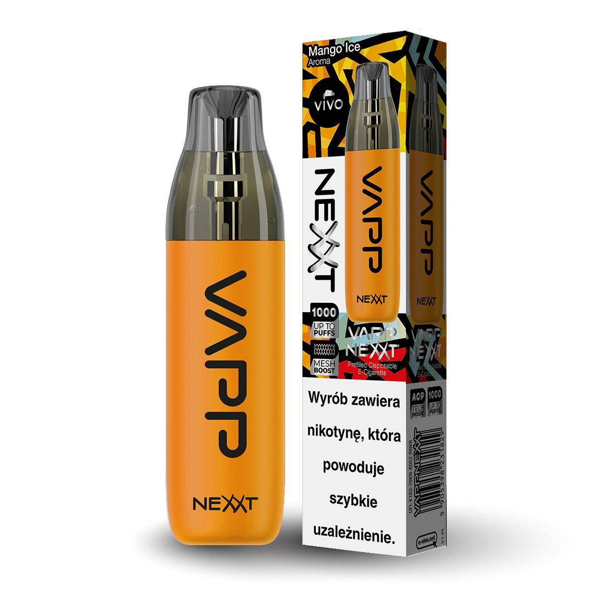 B25-E-papieros VIVO Nexxt - Mango Ice 20mg