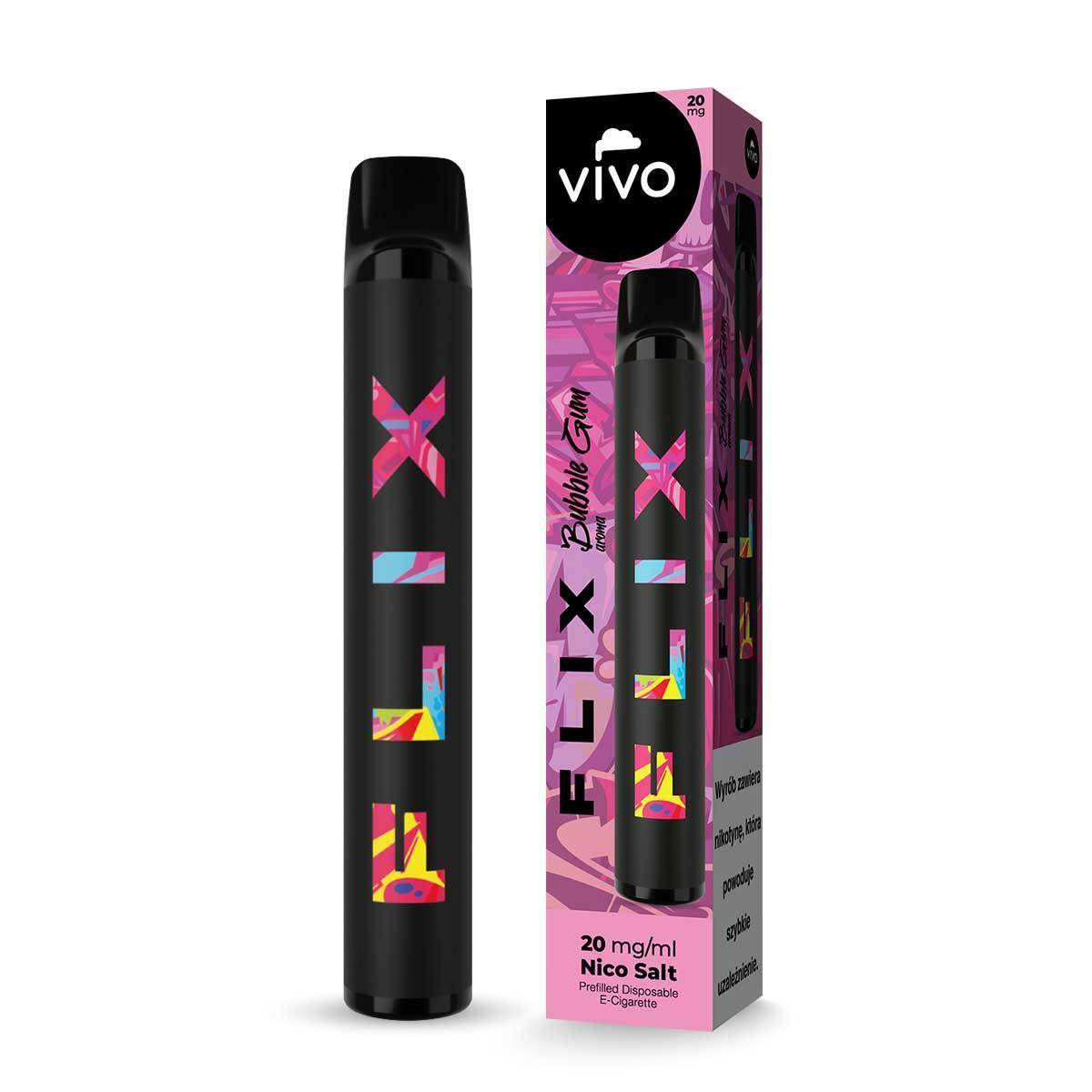 Disposable e-cigarette VIVO FLIX 700 - Bubble Gum 20mg