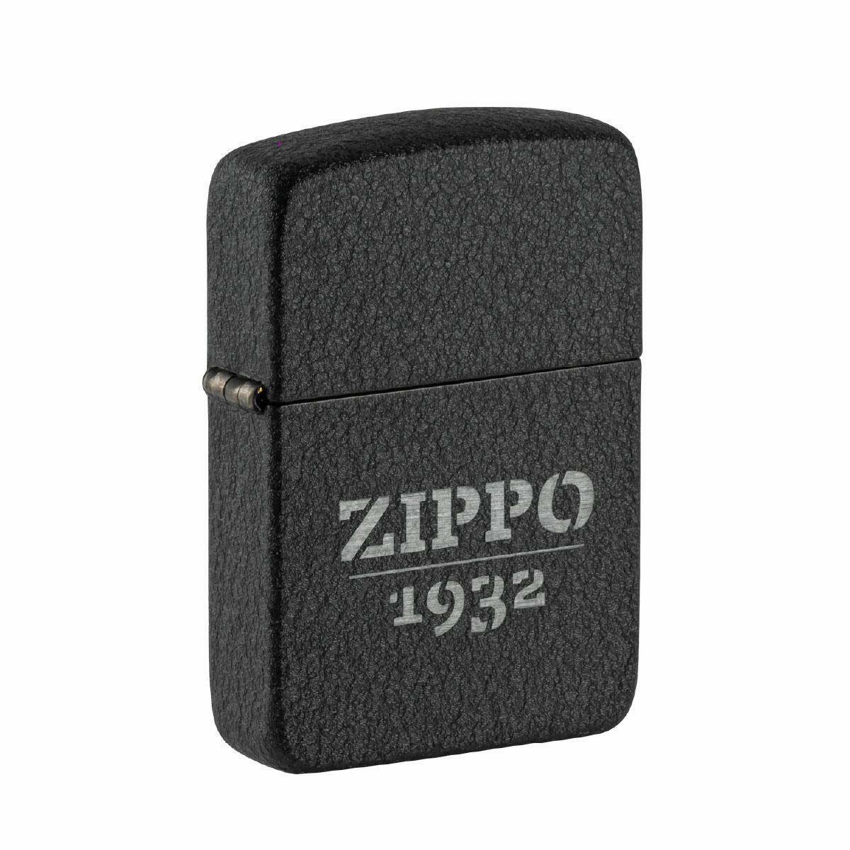 ZIPPO - 1932 ZIPPO BLACK CRACKLE