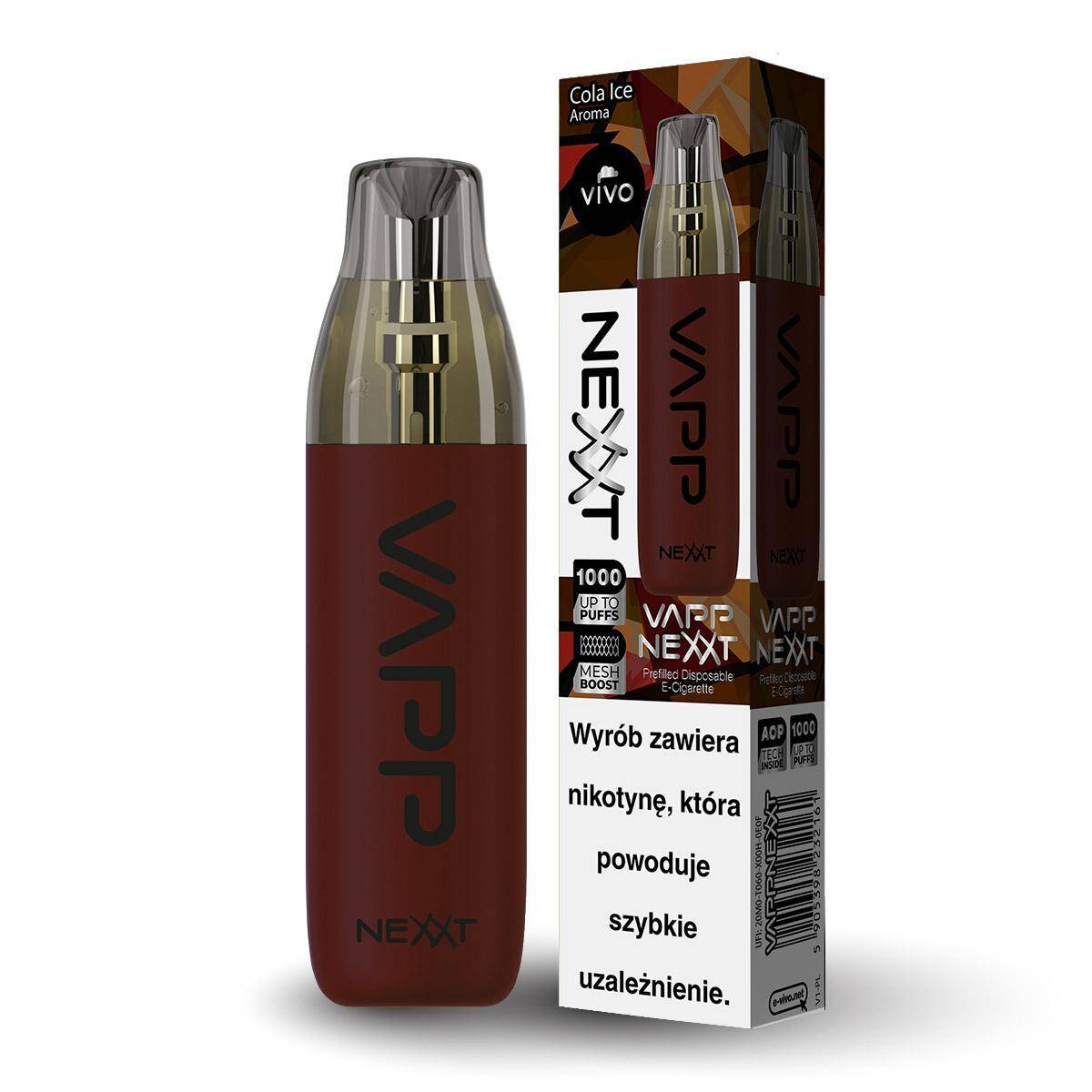 B25-E-papieros VIVO Nexxt - Cola Ice 20mg*
