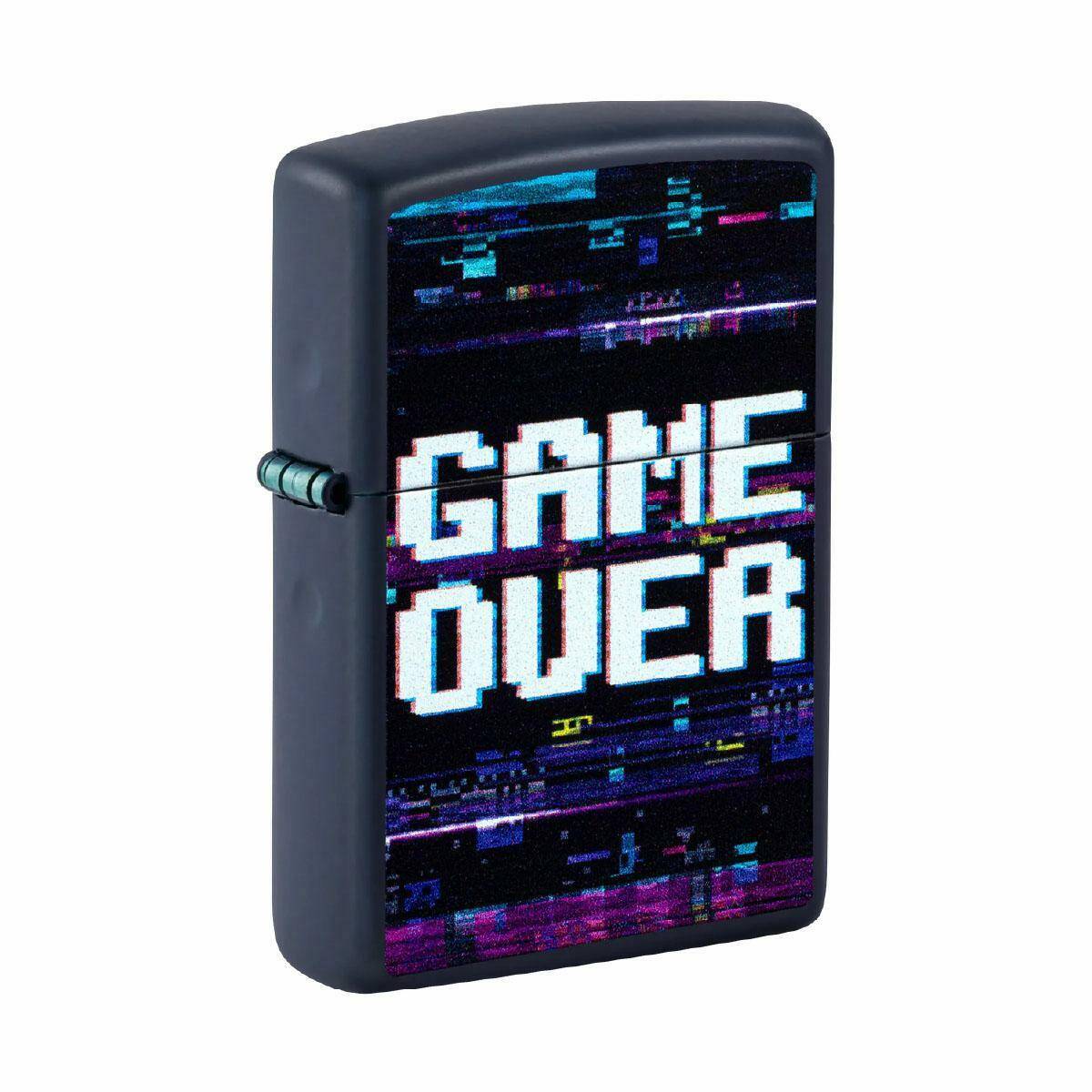 ZIPPO - GAME OVER NAVY MATTE