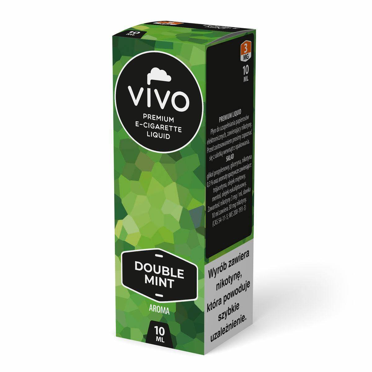 B25-E-liquid VIVO - Double Mint Aroma 3mg
