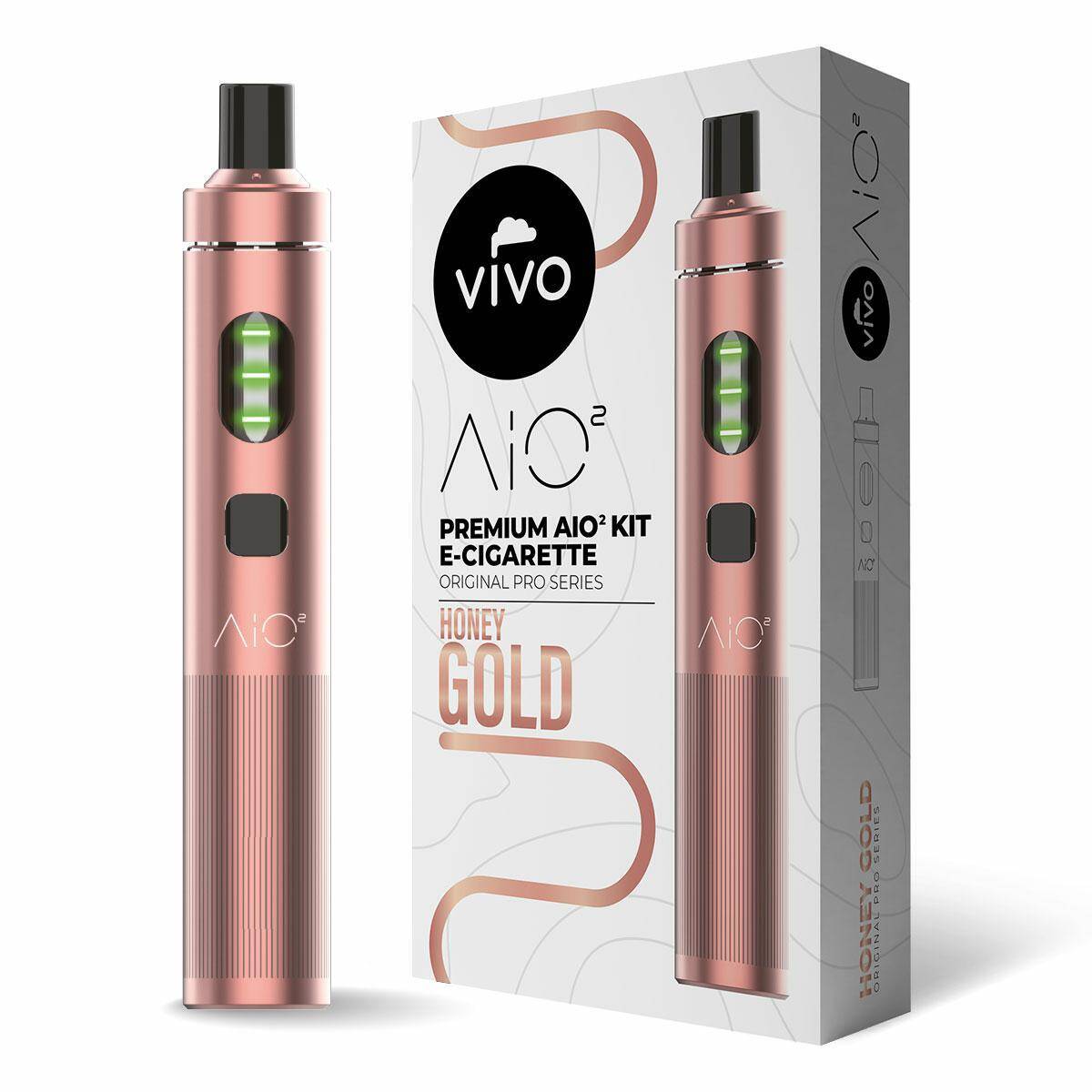Disposable e-cigarette VIVO AIO2 - ALL IN ONE (Gold)