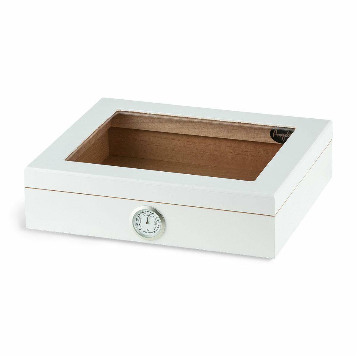 SEL-Humidor with glass White