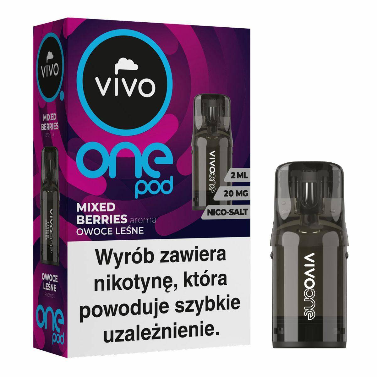 B25-VIVO ONE POD - Mixed Berries 20mg (2ml)