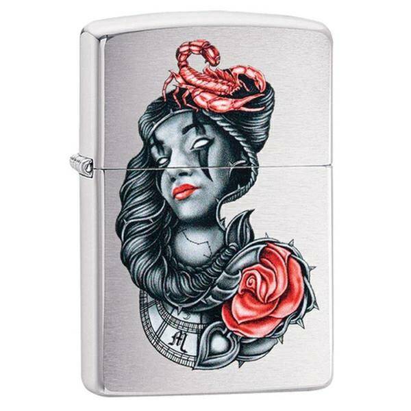 ZIPPO - STYLIZED TATTOO DESIGN
