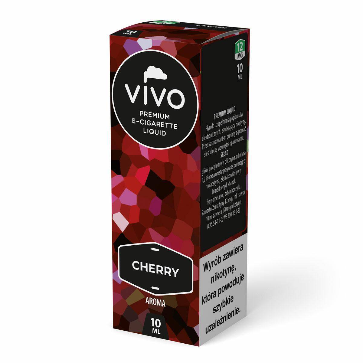 E-liquid VIVO - Cherry Aroma 12mg (10ml)