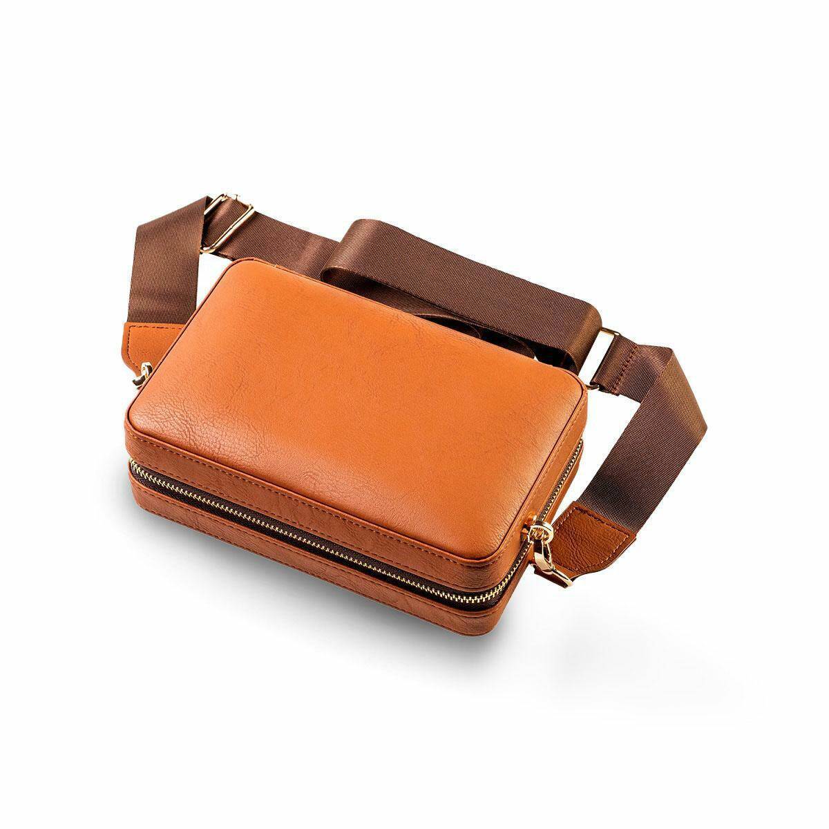 Humidor Gift Set Brown na pasku